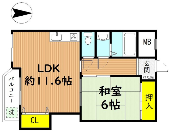 【間取り】 | くさかマンション