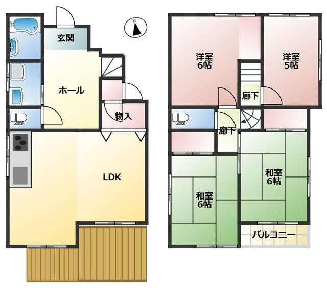 りな貸家の間取り