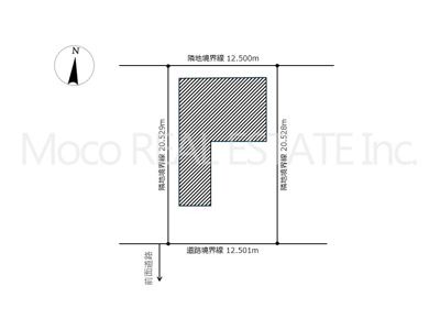 【区画図】 | 北見市寿町新築住宅