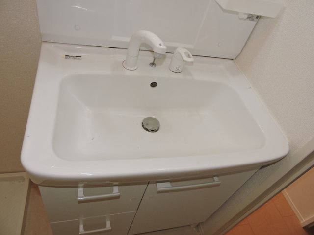 D-roomあずま町Bの洗面所