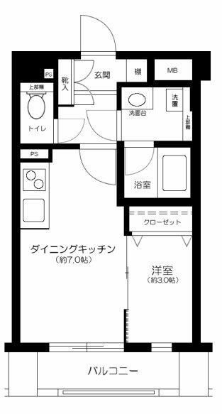 ソシエ東長崎の間取り|間取りです。
