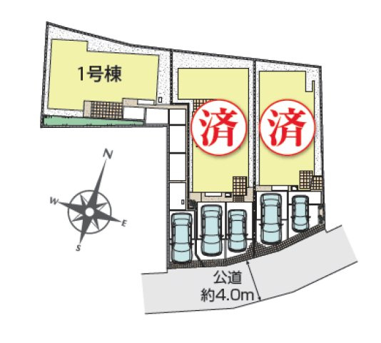 全3棟／瀬谷駅徒歩7分／瀬谷区瀬谷2丁目の区画図