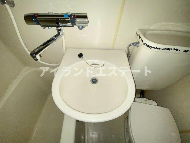 マンションメナハウス　駅近　高層階　防犯カメラの洗面所