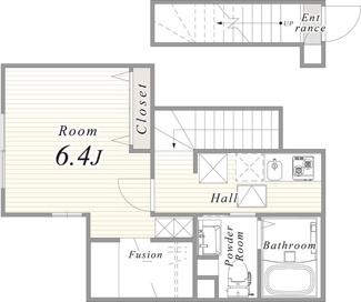 【間取り】 | CITY COURT 四谷坂町 | 間取りです。