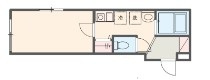MELDIA高円寺の間取り|間取りです。
