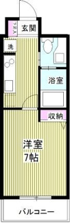 【間取り】 | CROSS　COURT　NAMIKI | 間取りです。