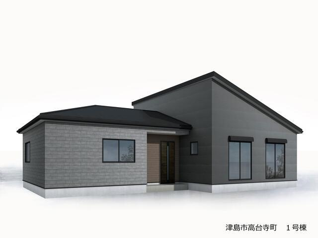 新築戸建て・仲介手数料無料）津島市高台寺町　１号棟の外観|完成予想図（外観）
