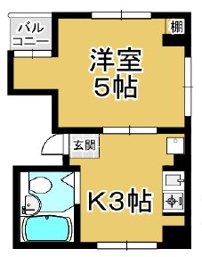 メゾンイマジンの間取り