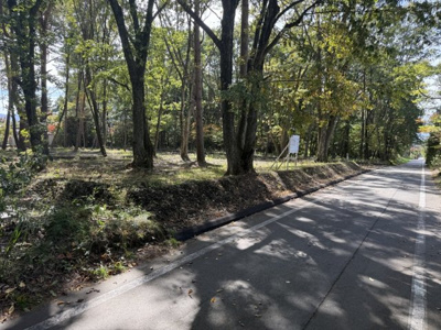【前面道路含む現地写真】 | 御代田町御影分譲地
