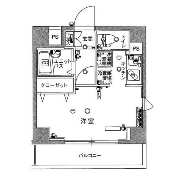 スカイコート亀戸中央公園の間取り|間取りです。