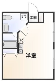 シルベール両国の間取り|間取りです。