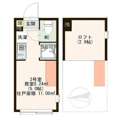 【間取り】 | クラッセ小岩