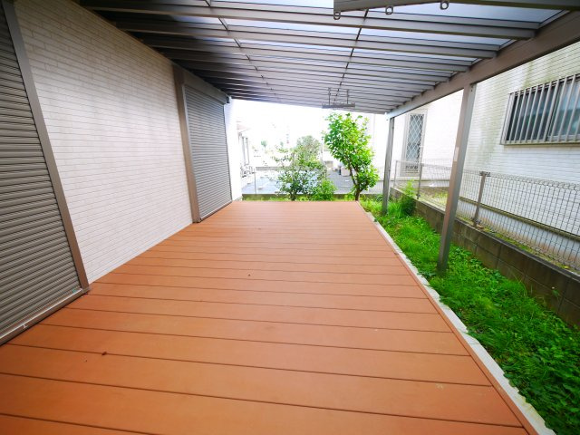 大網白里市ながた野2　中古戸建の庭|平成23年4月築 都市ガス上下水 駐車3台 目の前に公園・ホームセンター JR外房線永田駅徒歩約5分