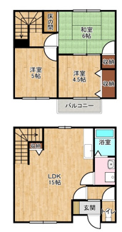 【間取り】 | アプリコットハウス