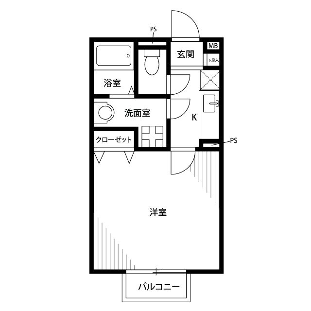 アムール ソレーユ メゾンの間取り