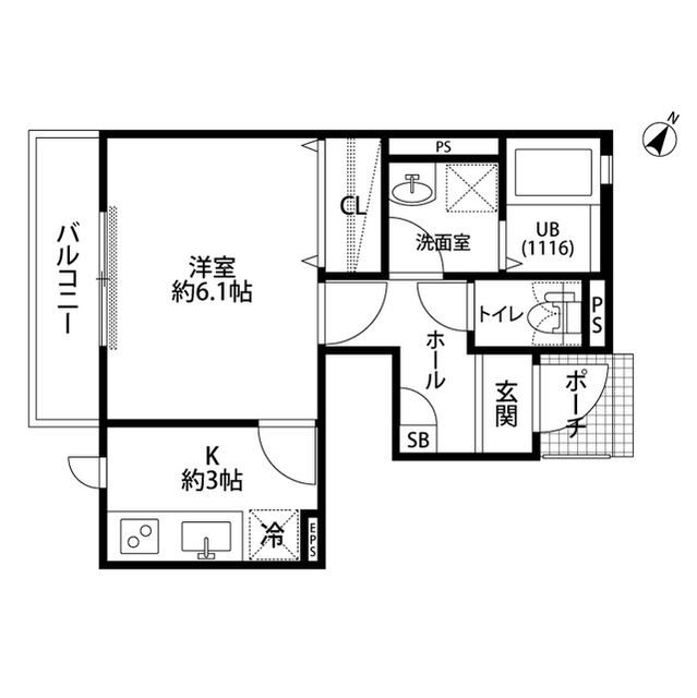 アムール 北上尾の間取り
