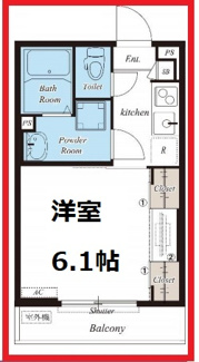 【間取り】 | リブリ・エフエス宝町