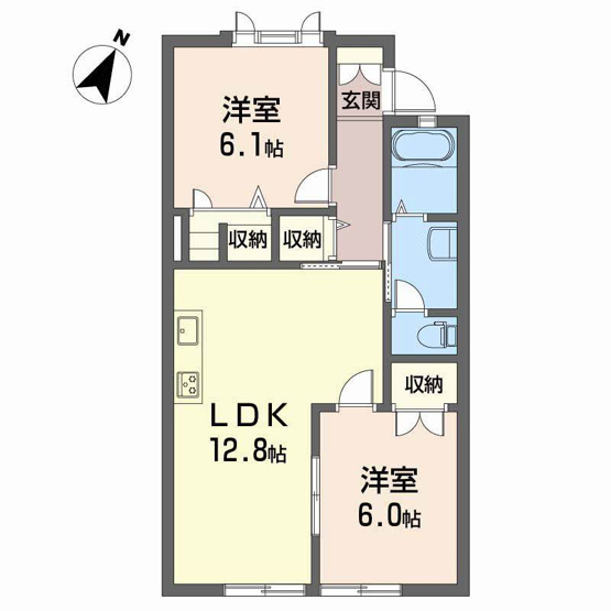 【間取り】 | パークヒル津田 Ｃ棟
