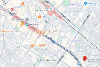 ＬＩＮＸ　ＮＡＲＩＭＡＳＵの地図
