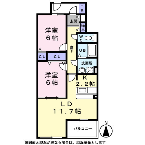 サンパティーク未来の間取り