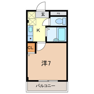 JC　PARKみずほ台の間取り
