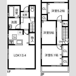 【間取り】 | Land court 柳津
