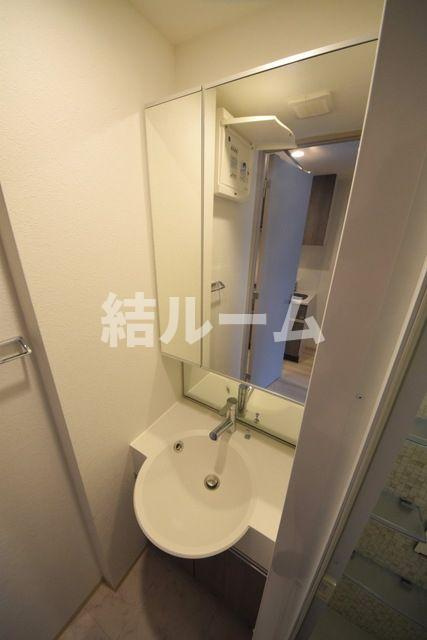 文京区大塚２丁目の賃貸マンションの洗面所