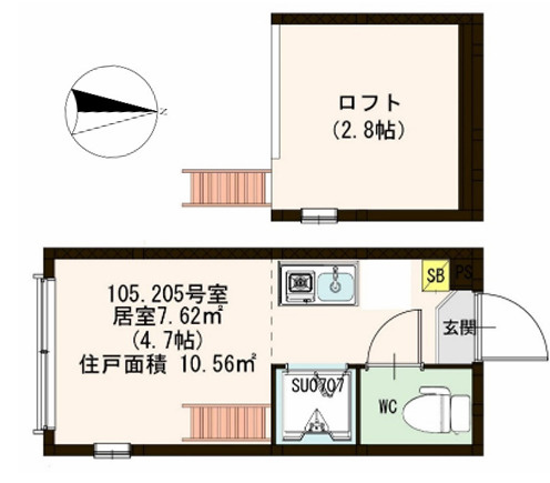 【間取り】 | グレース桜上水