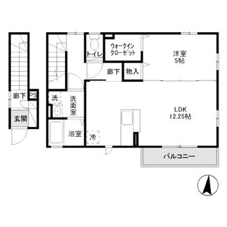 【間取り】 | ボヌール　Ｆ