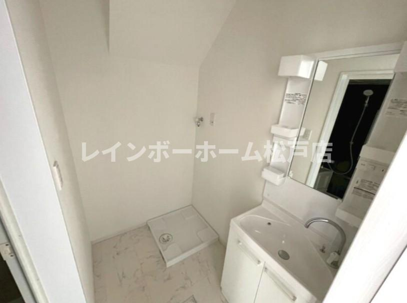 サンフォーレ・5号棟仲介手数料（賃料の1.10ヵ月）の50％OFF対象物件！の洗面所|スペースが確保できる洗面所です