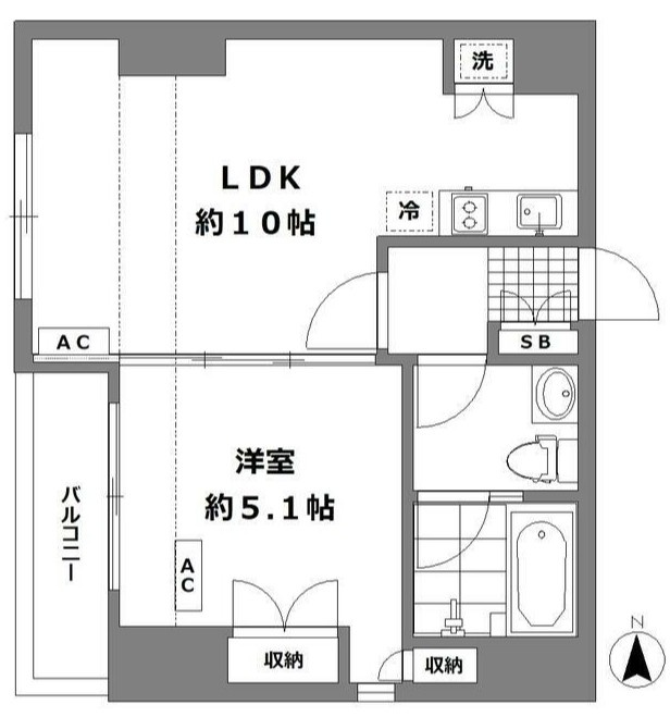 L-GRAZIA東高円寺の間取り