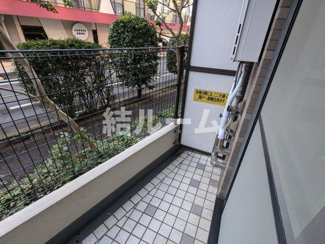 板橋区大山金井町の賃貸マンションのバルコニー