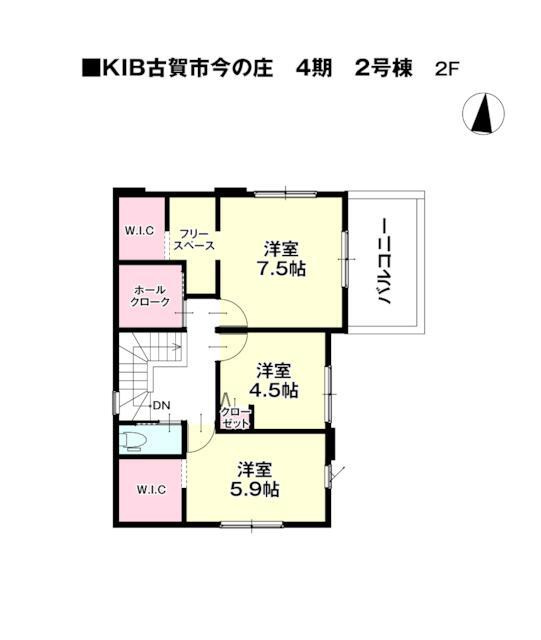 古賀市今の庄１丁目の新築一戸建の間取り