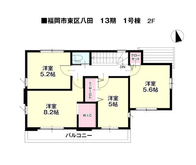 福岡市東区八田３丁目の新築一戸建の間取り