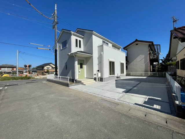 【前面道路含む現地写真】 | 高崎市八幡町　新築１号棟