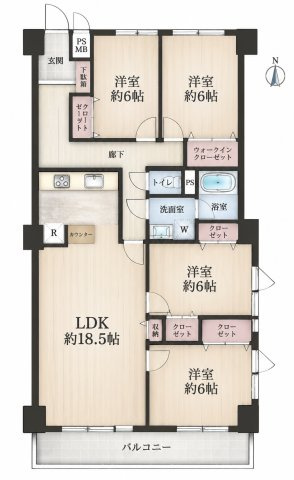 【間取り】 | ブランシール鷺沼