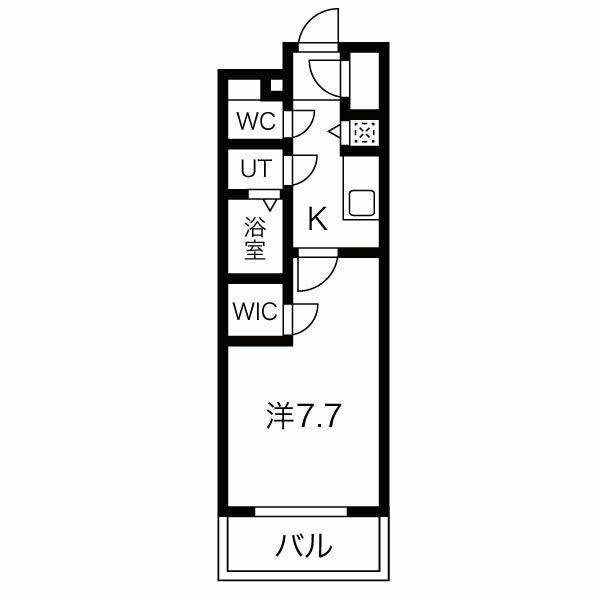 エスプレイス京都駅ウエストの間取り