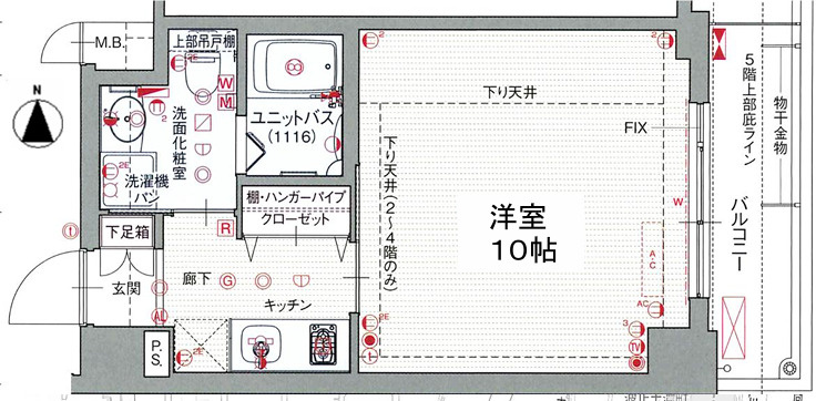 ベラジオ京都駅東の間取り