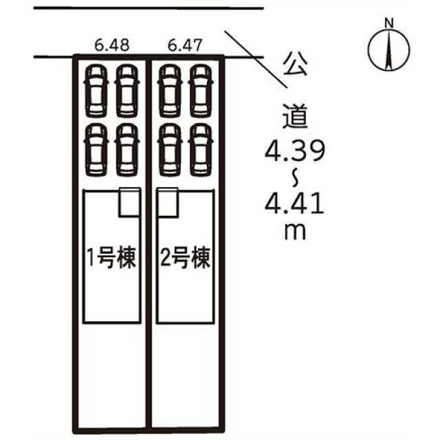 新築戸建て・仲介手数料無料）津島市神守町　１号棟の区画図