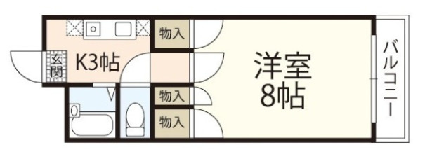 エスポアール北長瀬の間取り