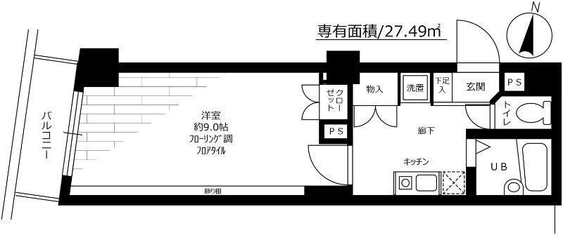 ステージファースト大塚の間取り