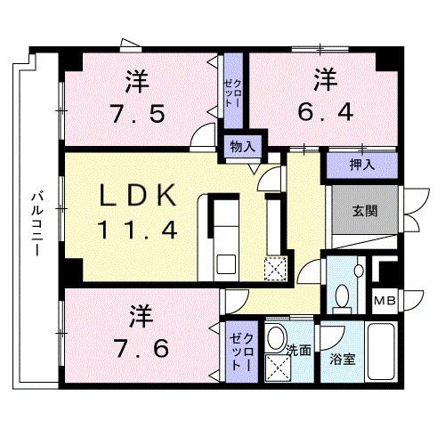 【間取り】 | カルナック石鍋 | 間取り