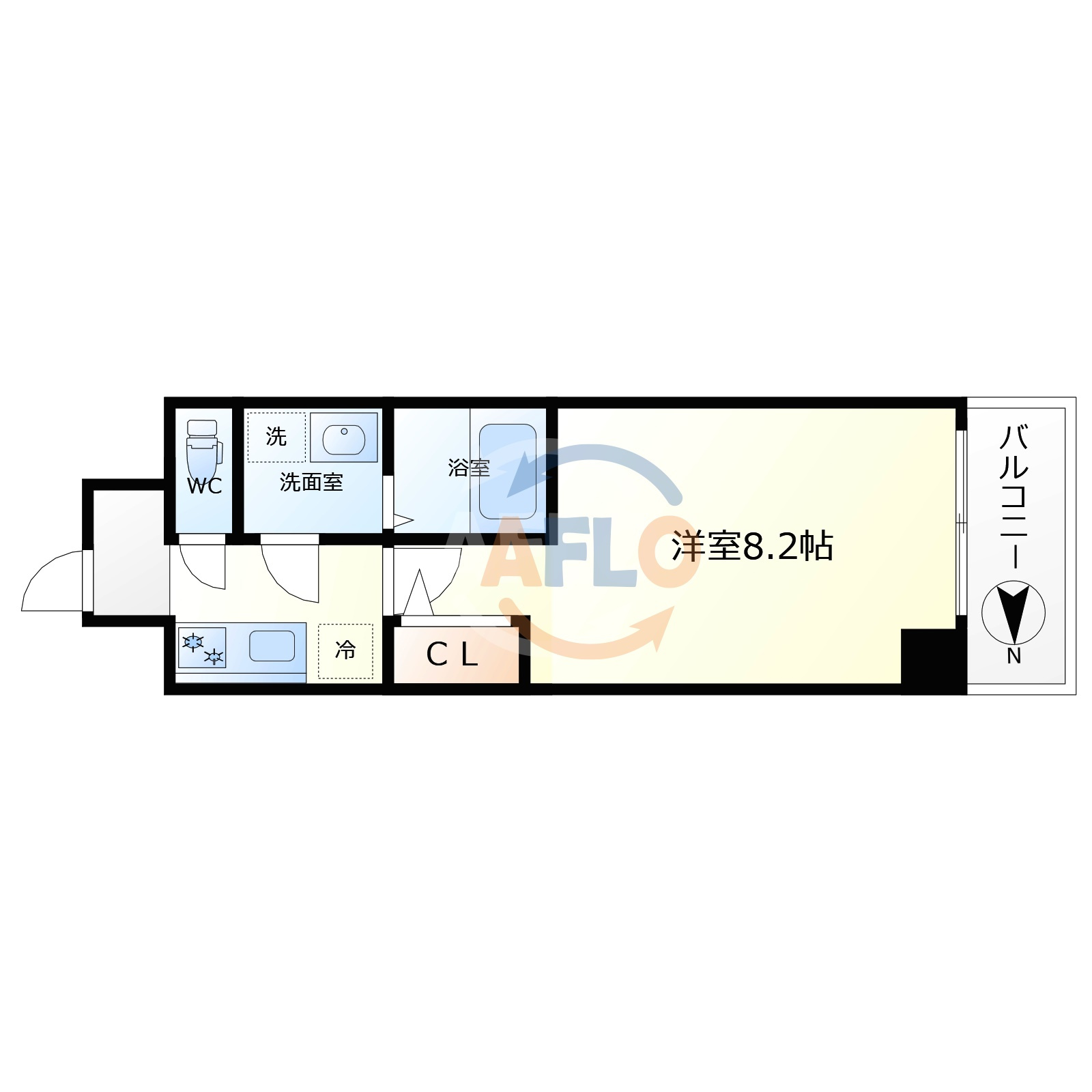 TOYOTOMi STAY Premium 梅田西の間取り|TOYOTOMi STAY Premium 梅田西　間取り