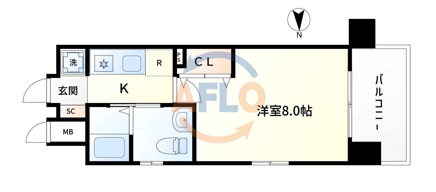 ラナップスクエア福島2の間取り|ラナップスクエア福島Ⅱ　間取り