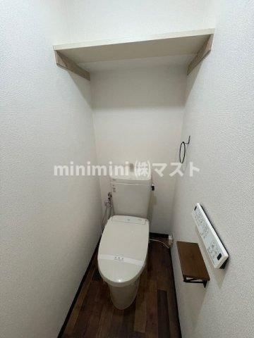 大阪市港区市岡元町２丁目の賃貸マンションのトイレ