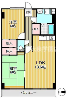 【間取り】 | フリーダム光が丘Ⅱ