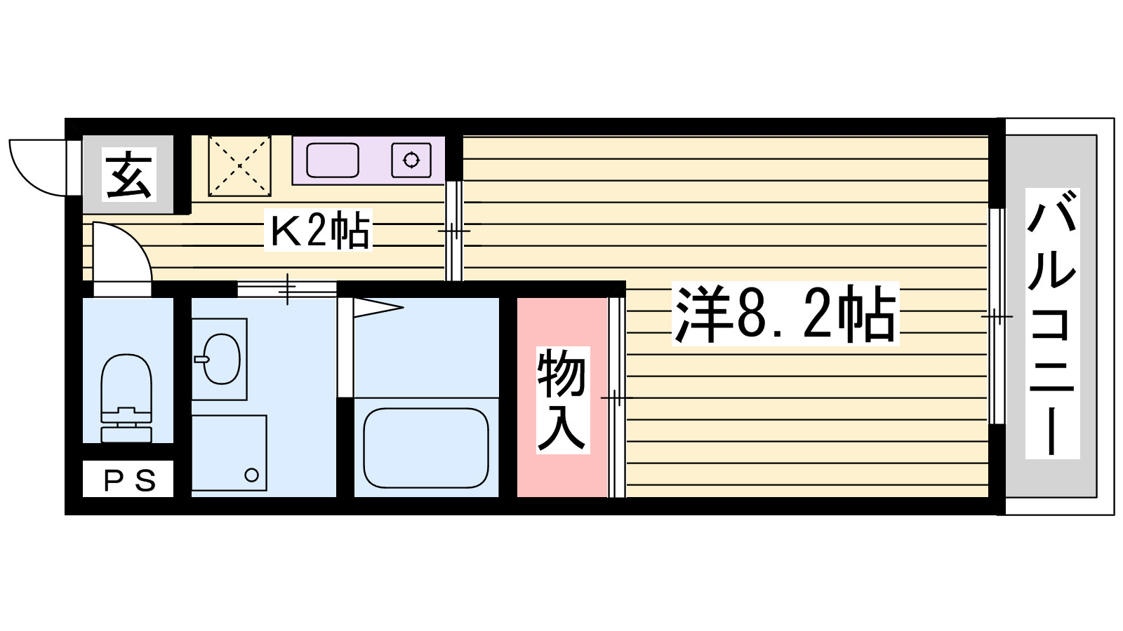 パークサイド姫路の間取り