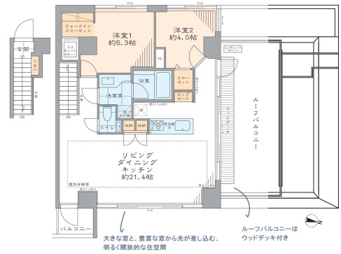 feeth KAGURAZAKAの間取り