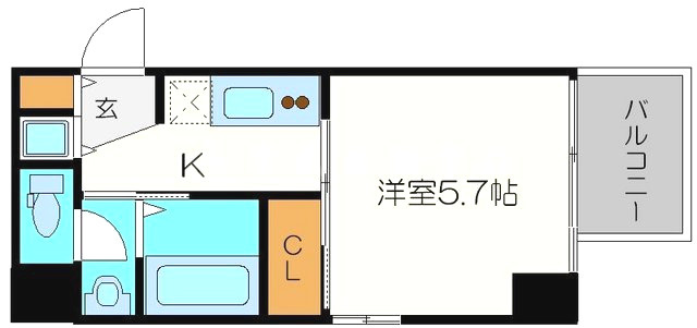 I-DIL NAKANOSHIMA EASTの間取り|I-DIL NAKANOSHIMA EAST（アイディル中之島イースト）　間取り