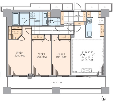 アウルタワーの間取り
